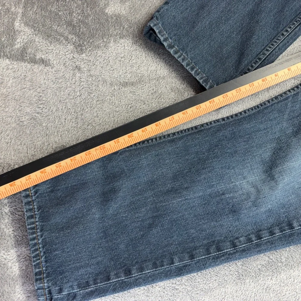 Levi's 514 Straight Fit Jeans Mens 38x30 Blue Good Zip Fly Denim